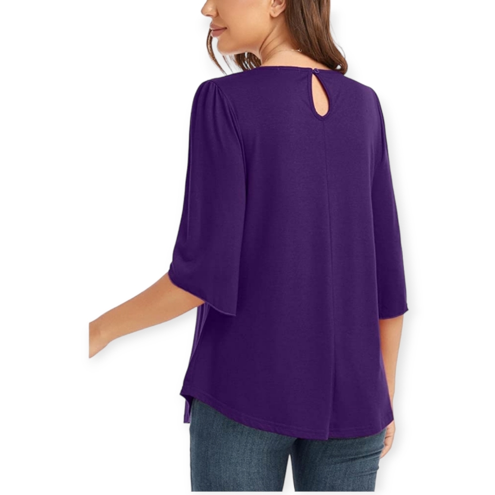 Petal Sleeve Blouse - Picture 2 of 4